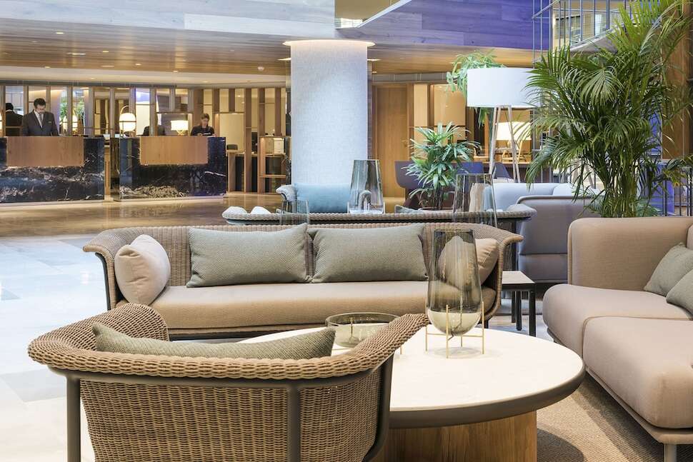 Een foto van het interieur van Melia Palma Marina