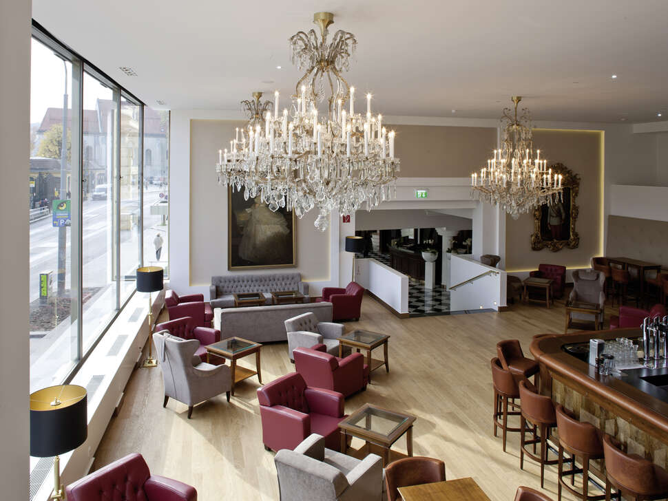 Een foto van het interieur van Austria Trend Parkhotel Schonbrunn