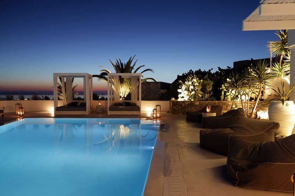 Een foto van het zwembad bij Livin Mykonos Hotel