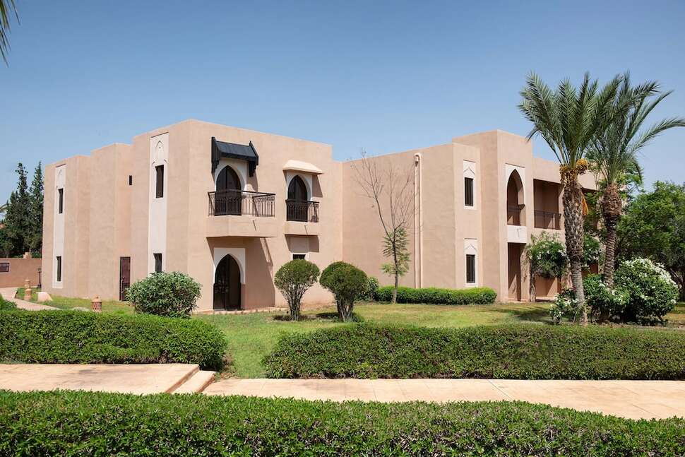 Een foto van de buitenkant van Marrakech Ryads Parc & Spa