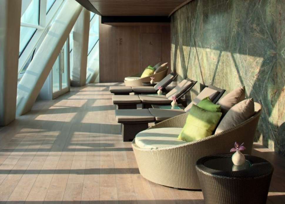 Ein Foto vom Innenbereich im Andaz Capital Gate by Hyatt