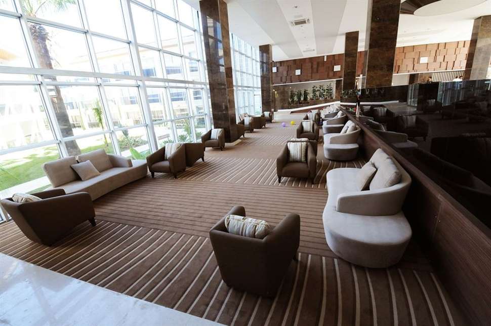 Een foto van het interieur van Palm Wings Beach Resort Kusadasi