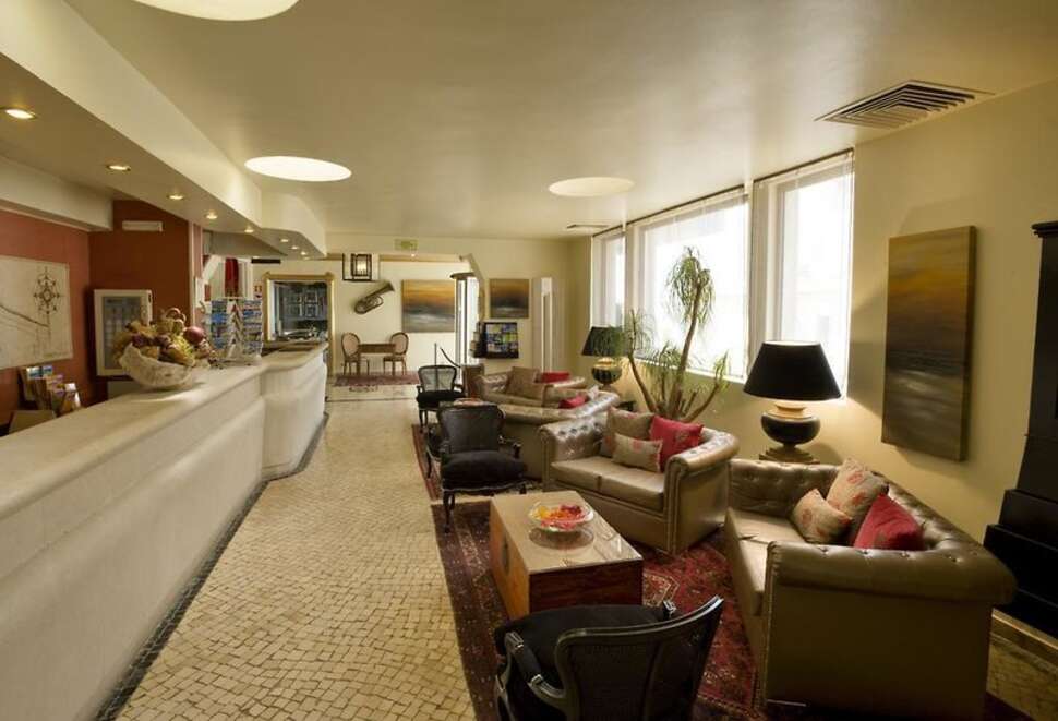 Een foto van het interieur van Hotel do Cerro