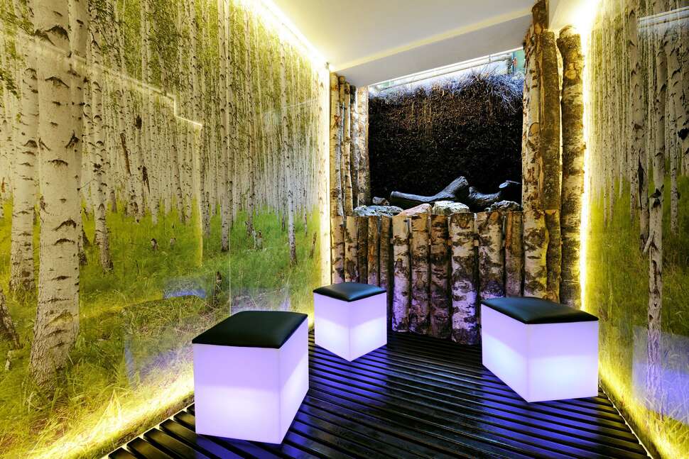 Een foto van het interieur van Hotel Saalbacher Hof
