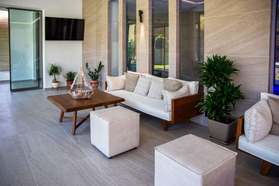 Een foto van het interieur van Sunset Boutique Hotel & Spa