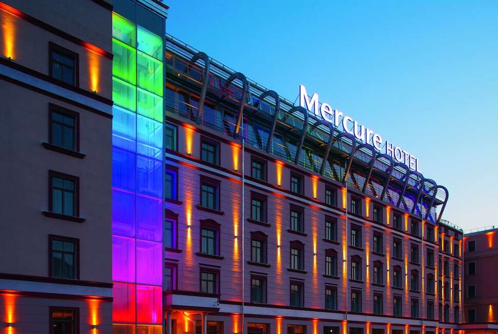 Een foto van de buitenkant van Mercure Riga Centrum