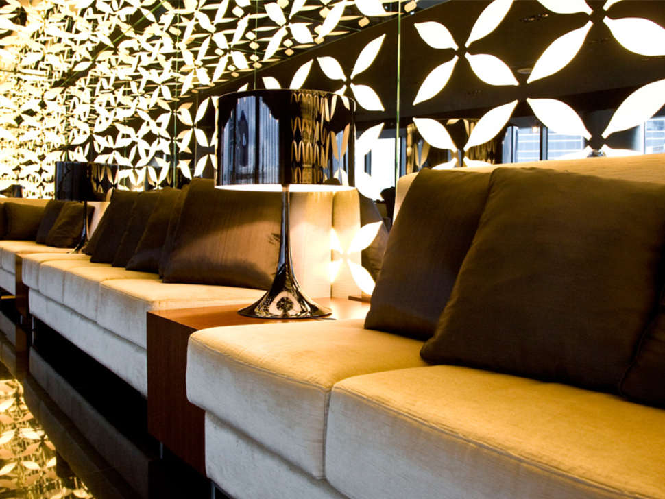 Een foto van het interieur van Eurostars Madrid Tower Hotel