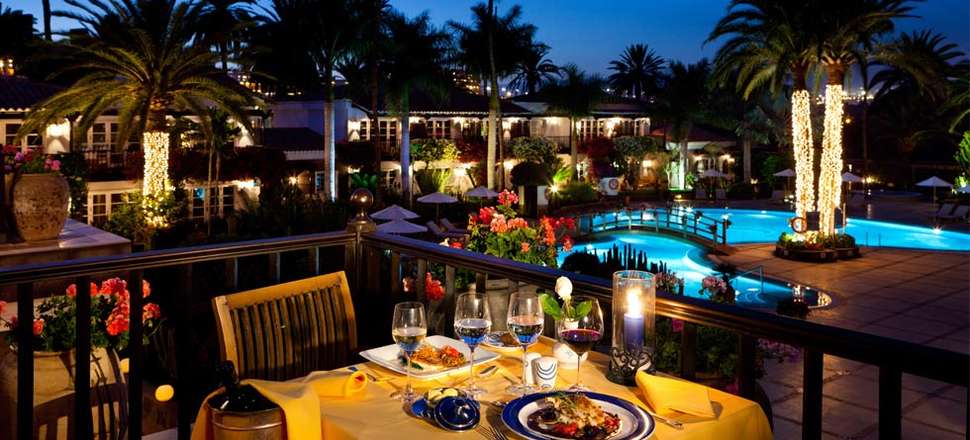 Een foto van het terras bij Seaside Grand Hotel Residencia