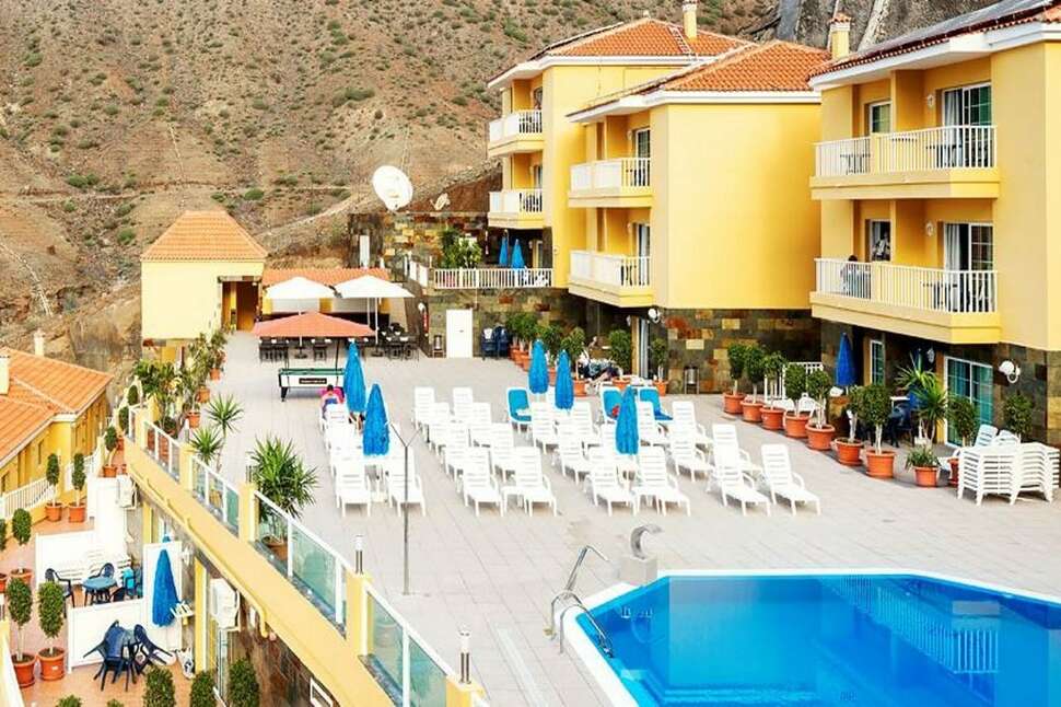 Een foto van het zwembad bij Villa del Mar