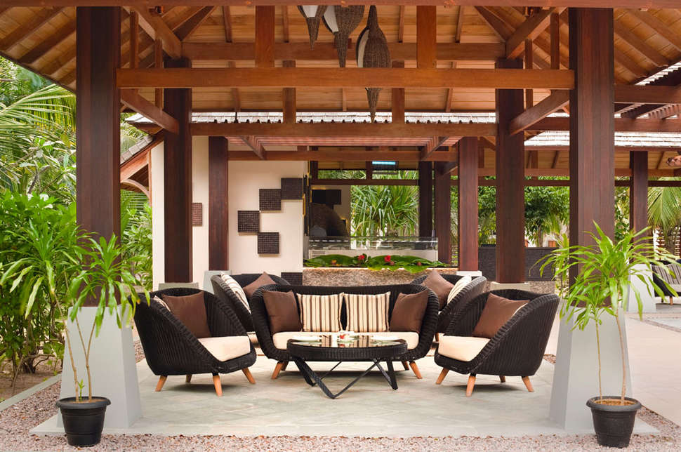 Een foto van het interieur van Hilton Seychelles Labriz Resort & Spa