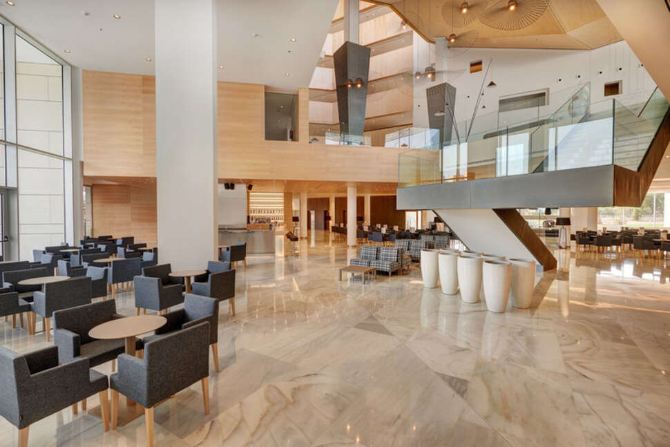Een foto van het interieur van Hipotels Gran Playa de Palma