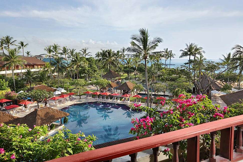 Een foto van het zwembad bij Nusa Dua Beach Hotel & Spa
