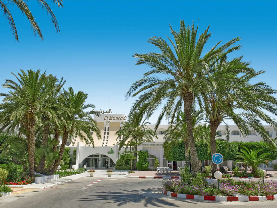 Een foto van de buitenkant van El Mouradi Port El Kantaoui