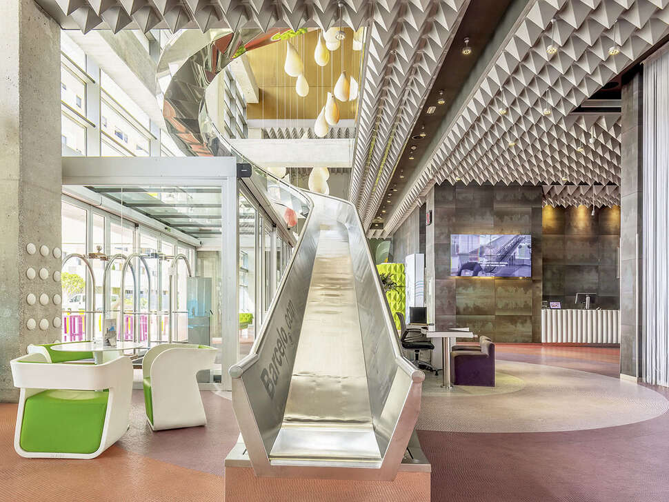 Een foto van het interieur van Barcelo Malaga