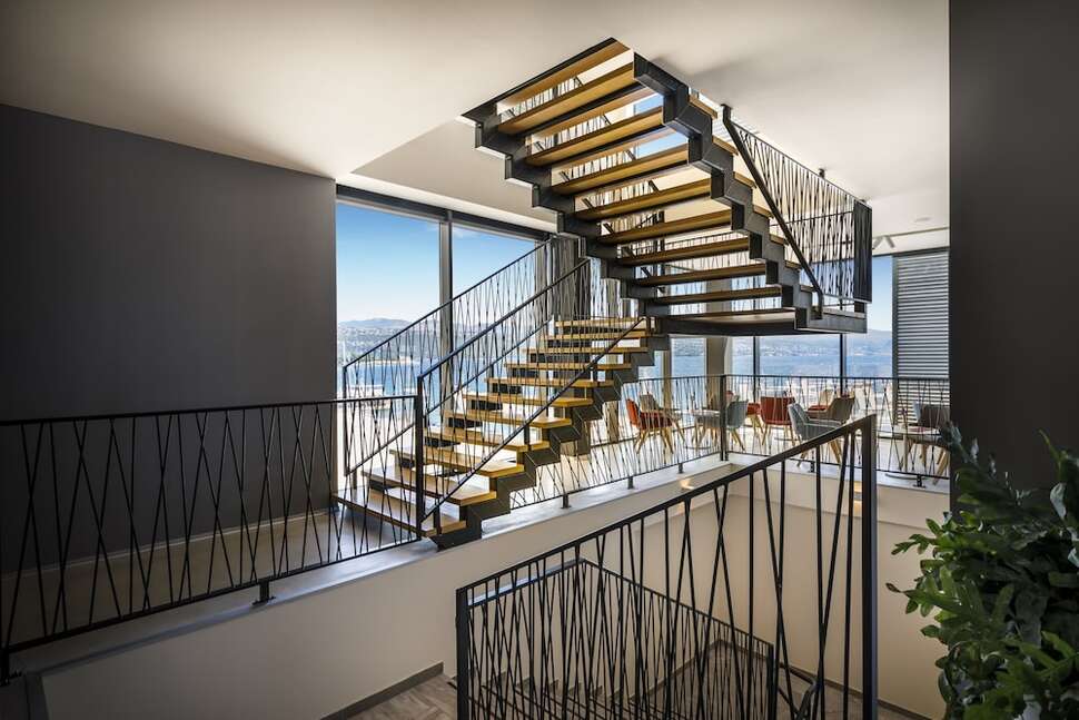 Een foto van het interieur van Hotel Istra