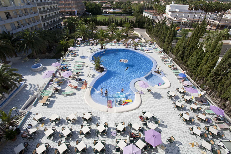 Een foto van het zwembad bij Playa Blanca Hotel
