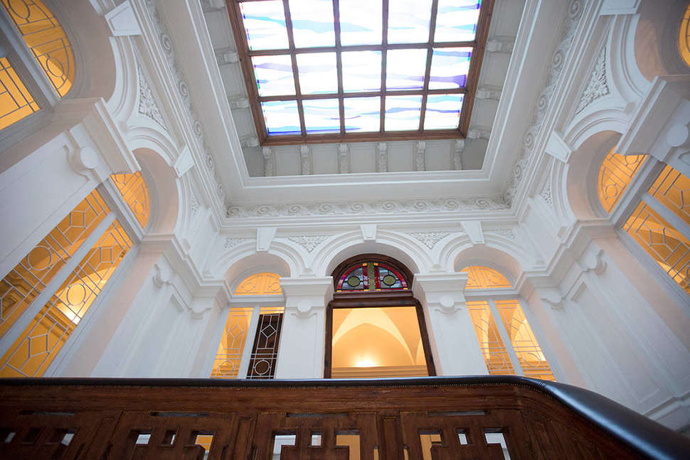 Een foto van het interieur van Hospes Palau de la Mar