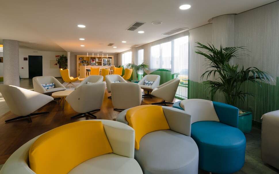 Een foto van het interieur van Relaxia Lanzaplaya Appartementen