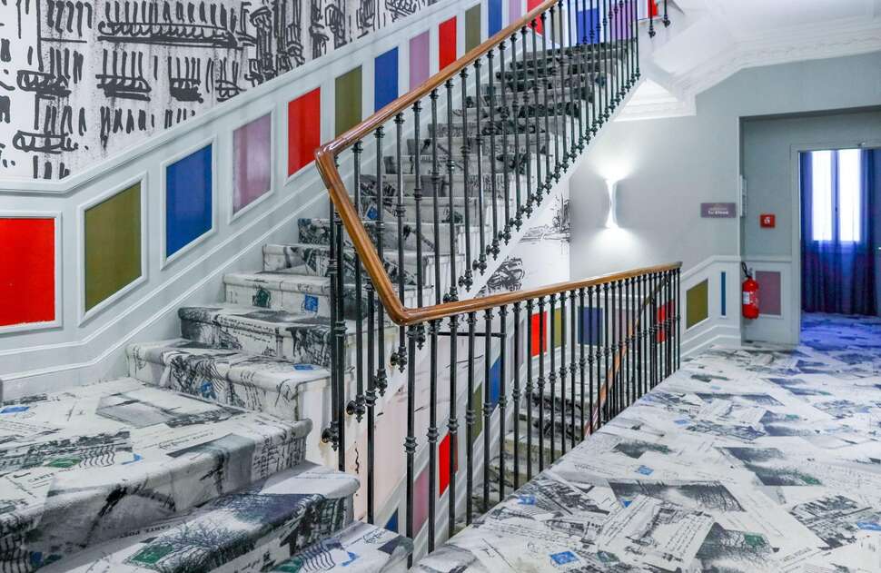 Een foto van het interieur van Nice Excelsior Hotel