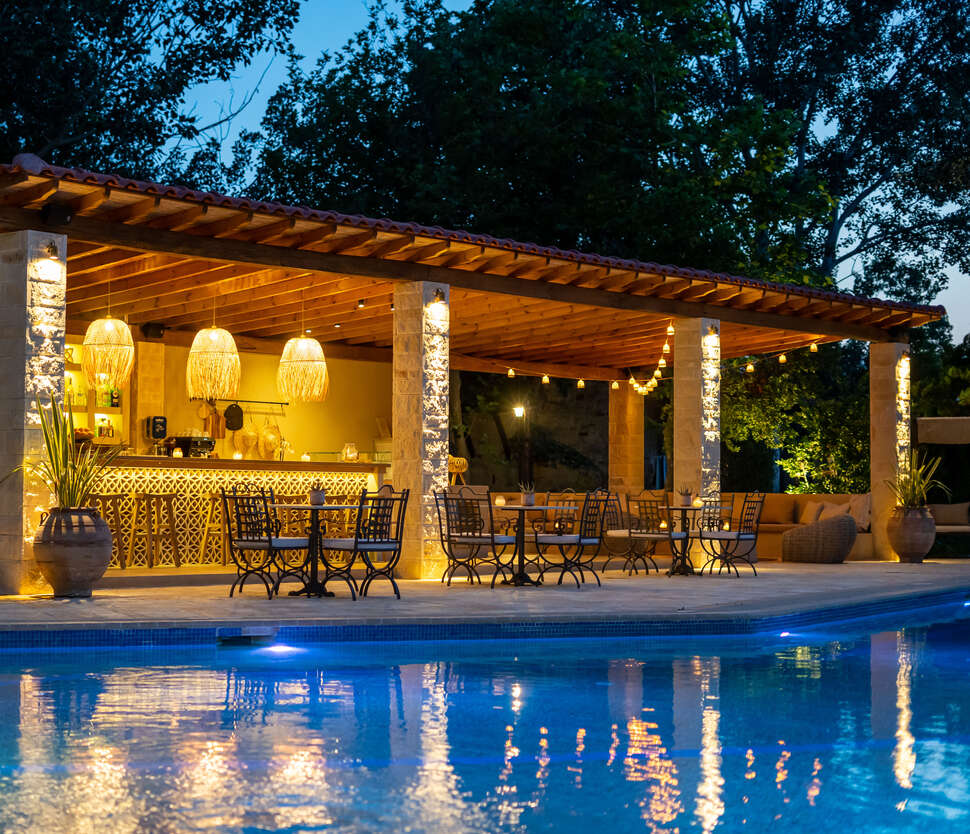 Ein Foto vom Pool im Petrino Eco Village