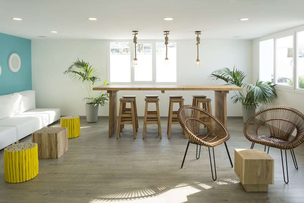 Een foto van het interieur van HSM Sandalo Beach