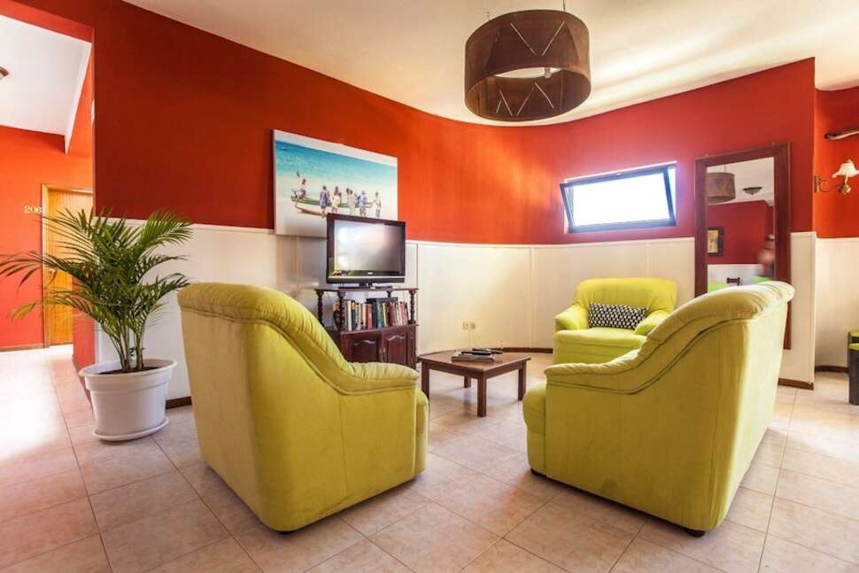 Een foto van het interieur van Hotel Central Sal