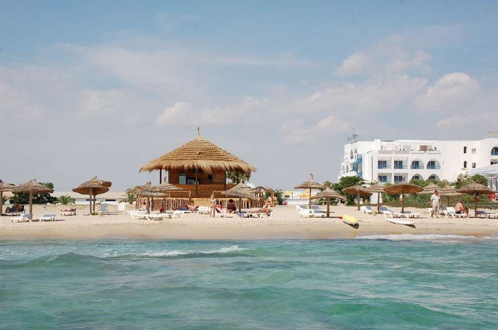 Een foto van het strand bij Byzance Hotel