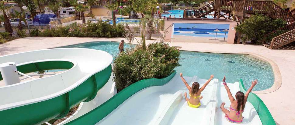 Een foto van het zwembad bij Camping Blue Bayou