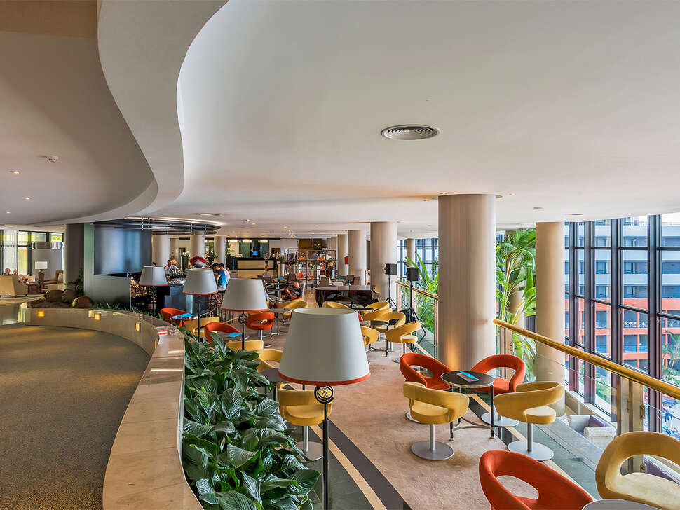 Een foto van het interieur van Enotel Lido