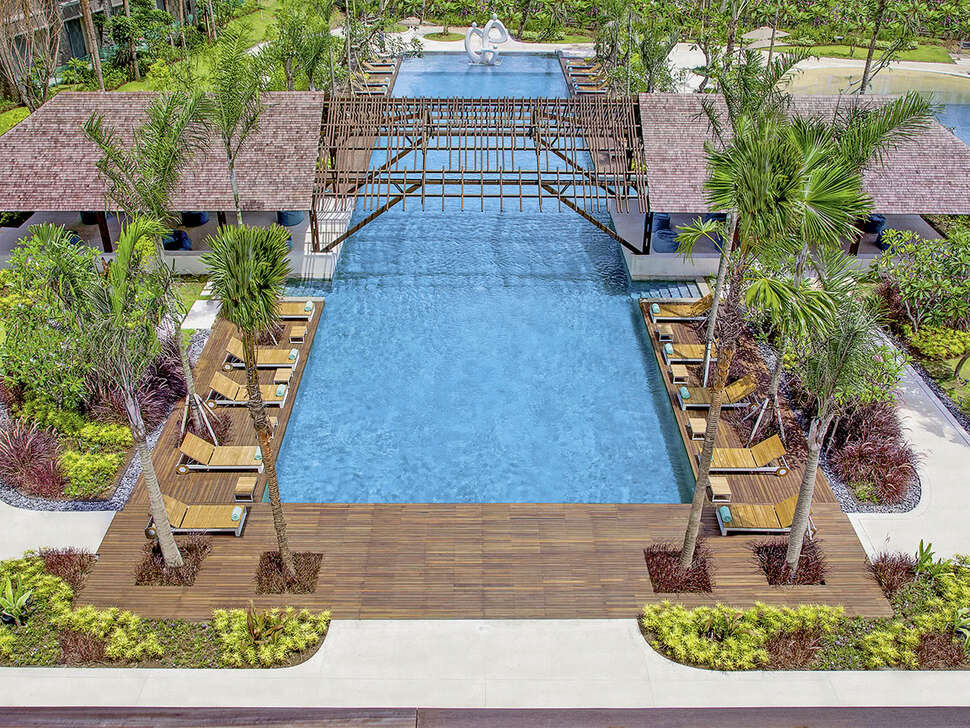 Een foto van een overzicht van Mövenpick Resort & Spa Jimbaran