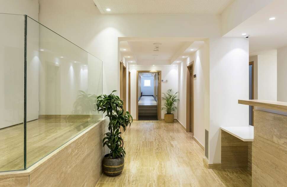 Een foto van het interieur van Hotel Costa Brava