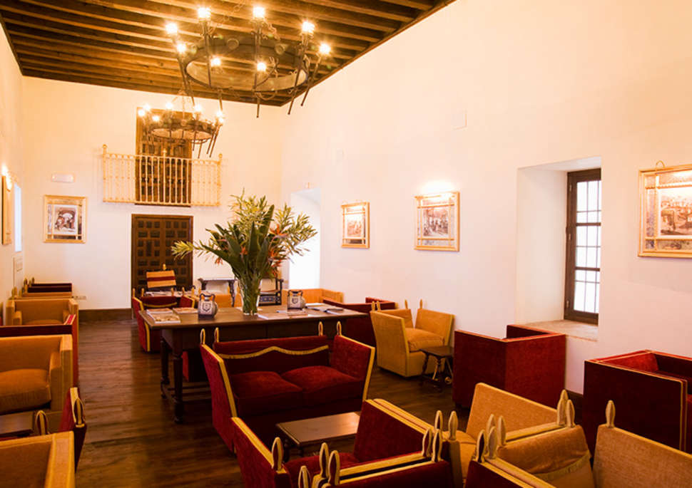Een foto van het interieur van Las Casas De La Juderia