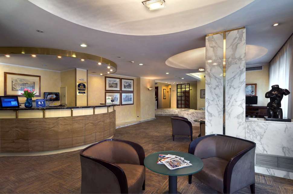 Een foto van het interieur van Best Western Hotel Piccadilly