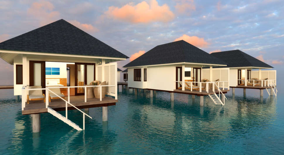 Ein Foto von der Außenansicht des Summer Island Maldives