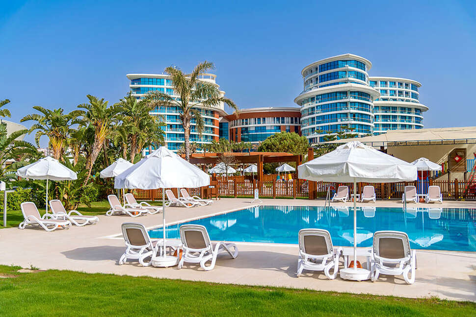 Een foto van het zwembad bij Hotel Baia Lara