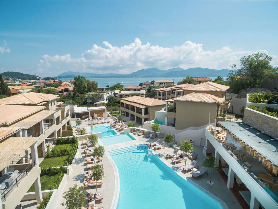 Ein Foto vom Pool im Crystal Waters