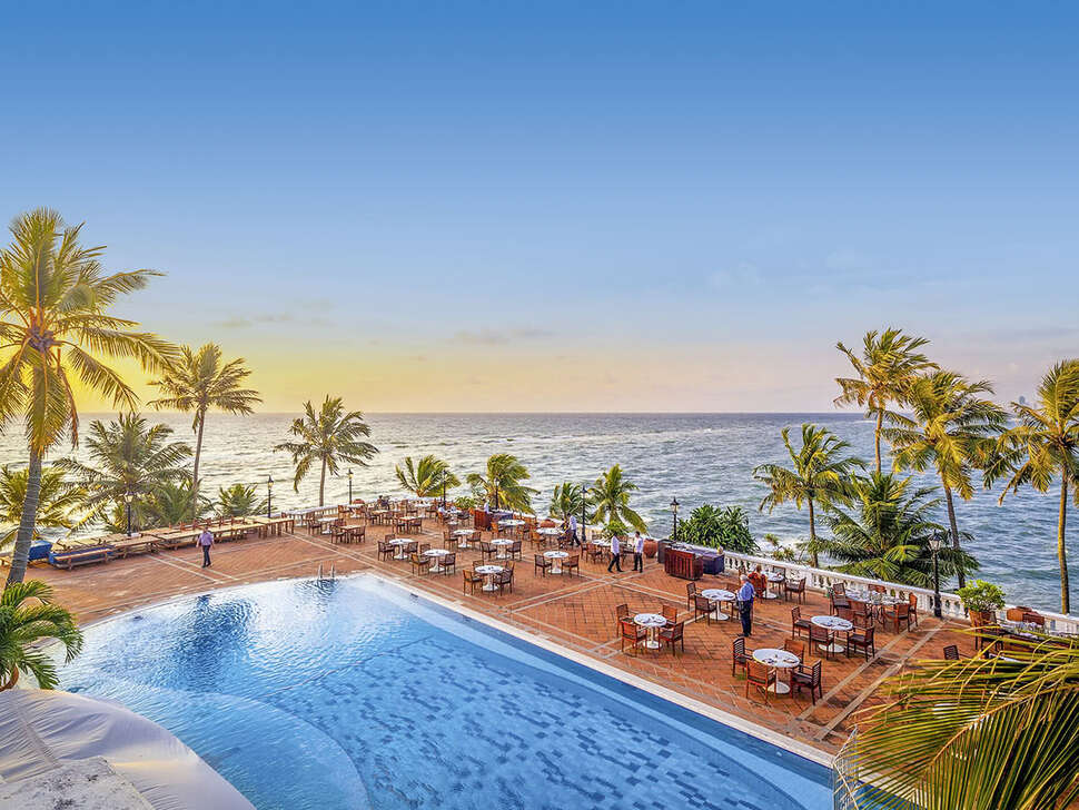 Een foto van het zwembad bij Mount Lavinia