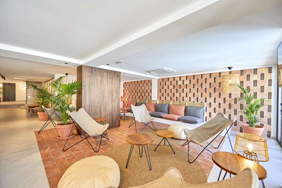 Een foto van het interieur van Tent Capi Playa