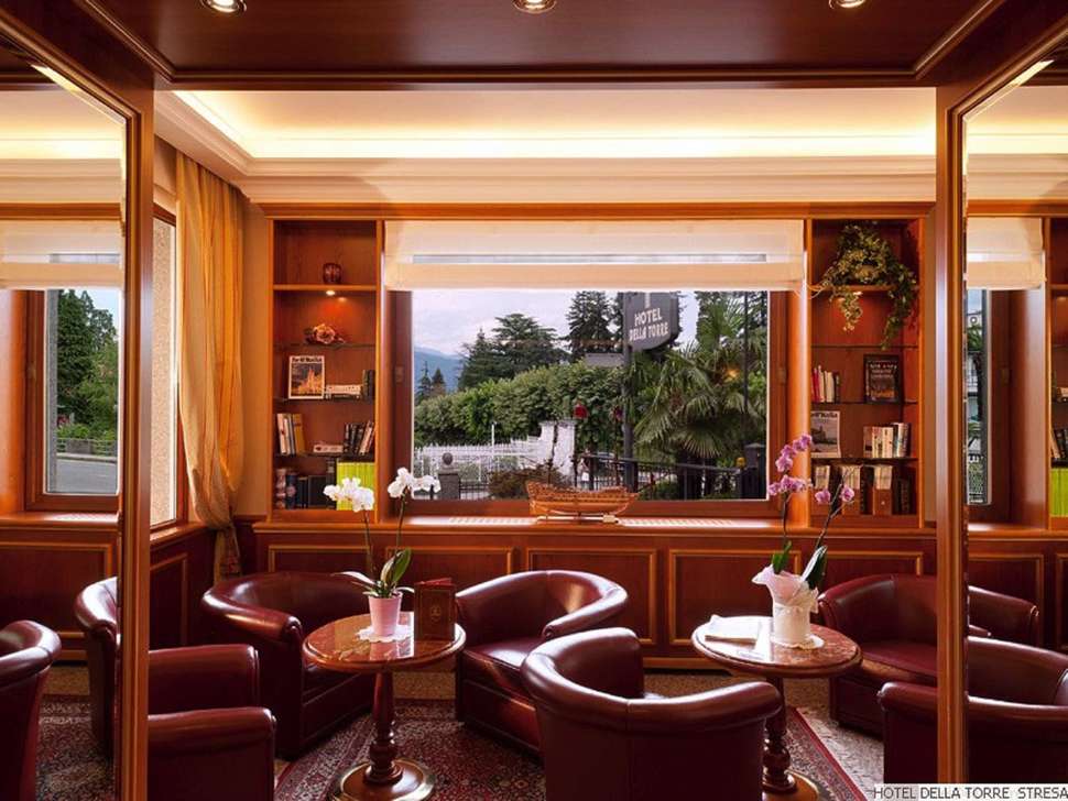 Een foto van het interieur van Hotel della Torre