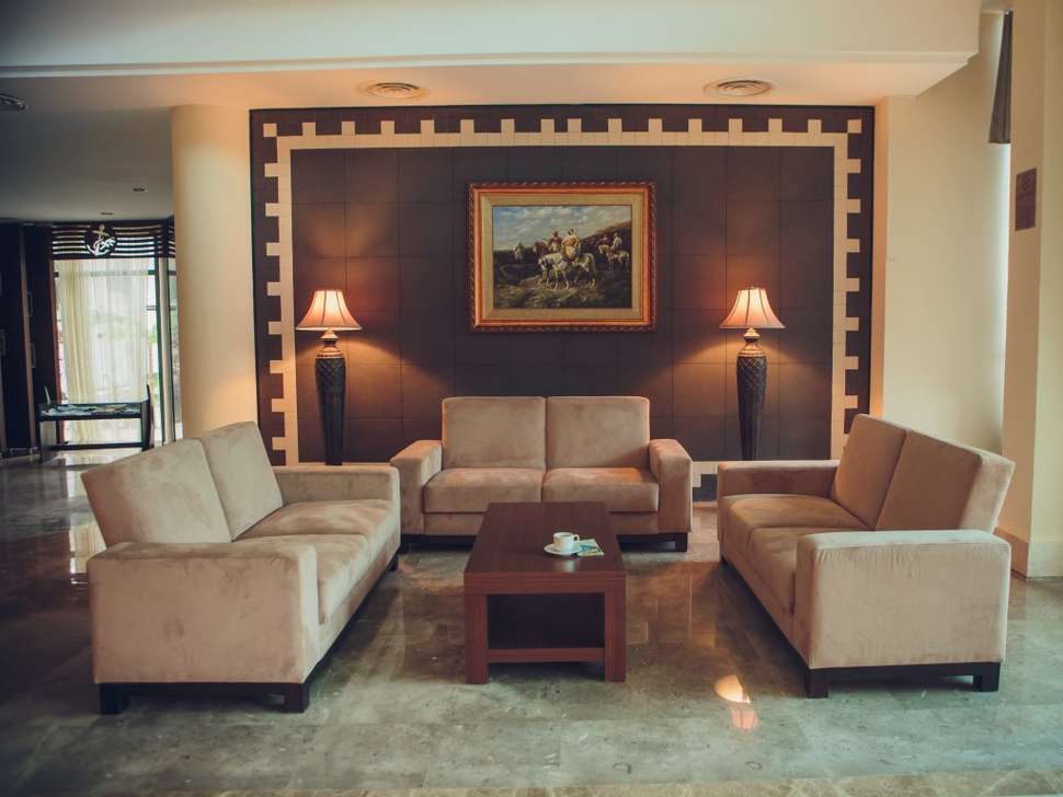 Een foto van het interieur van L'Ancora Beach