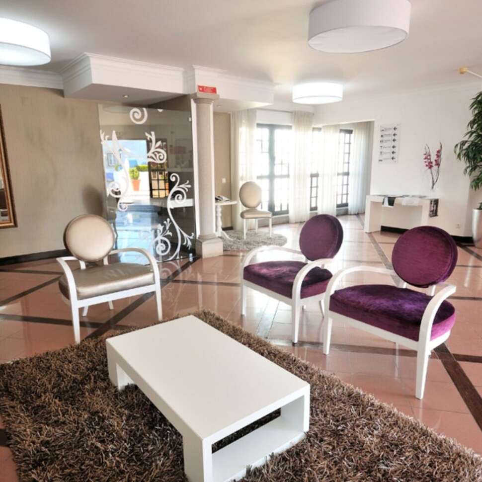 Een foto van het interieur van Josefa D Obidos Hotel