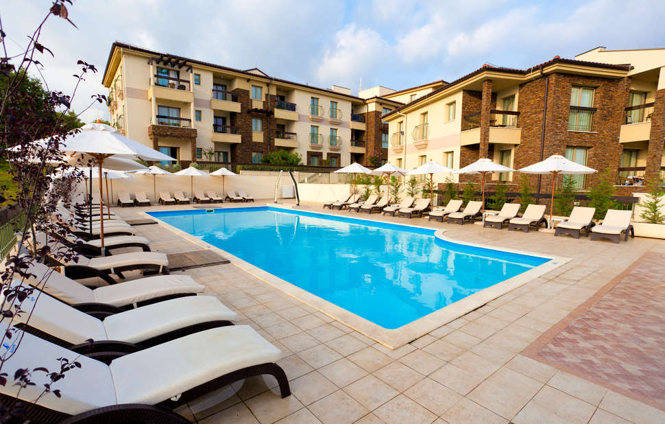 Een foto van een overzicht van Blue Waves Resort