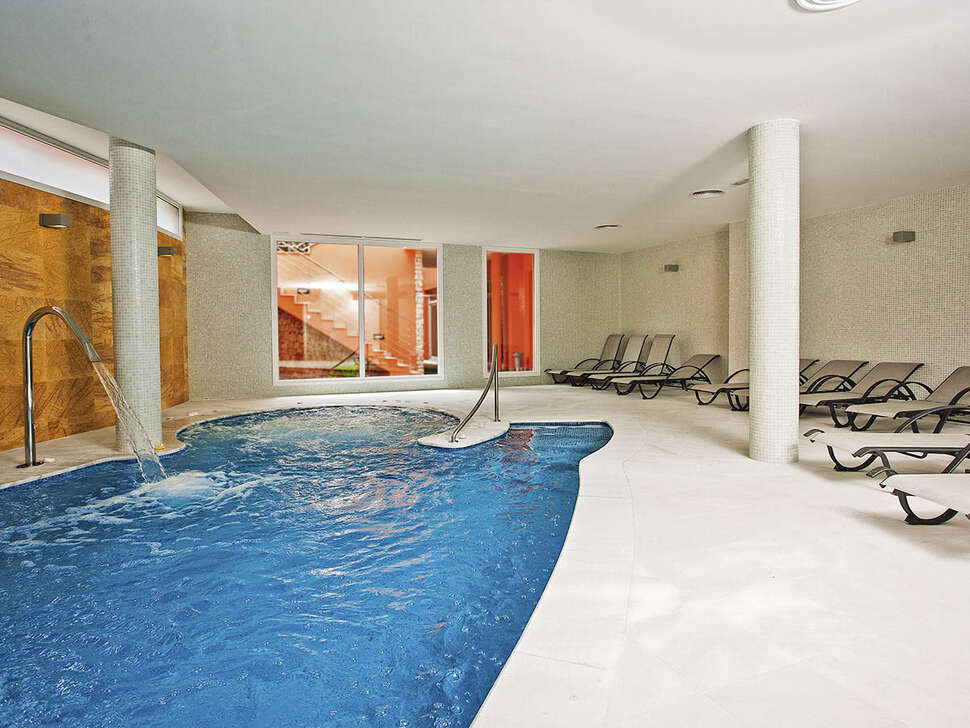 Ein Foto vom Pool im Hotel Spa Sagitario Playa