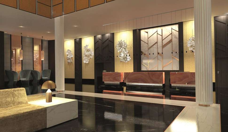 Een foto van het interieur van Riu Palace Oasis