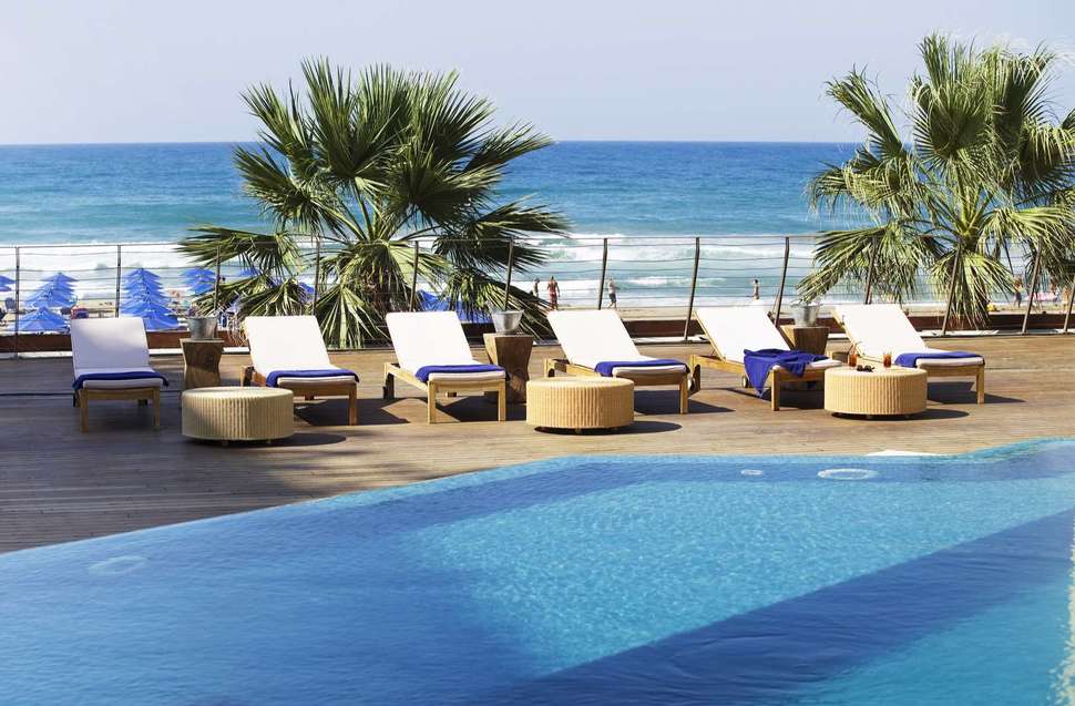 Ein Foto vom Pool im Aquila Porto Rethymnon