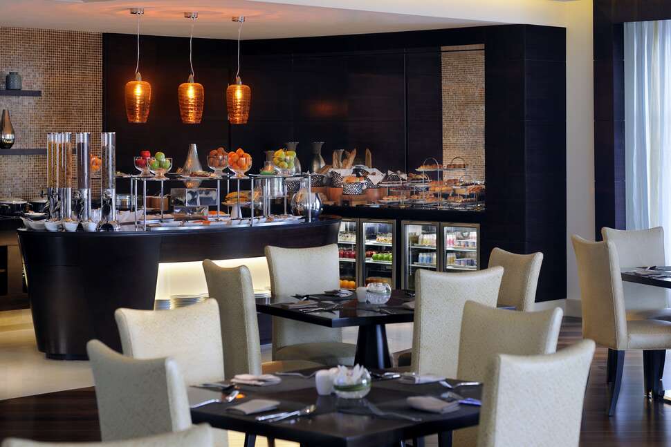 Ein Foto von den Einrichtungen im Marriott Hotel Al Jaddaf