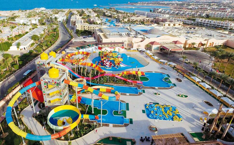 Een foto van een overzicht van Ali Baba Palace Resort