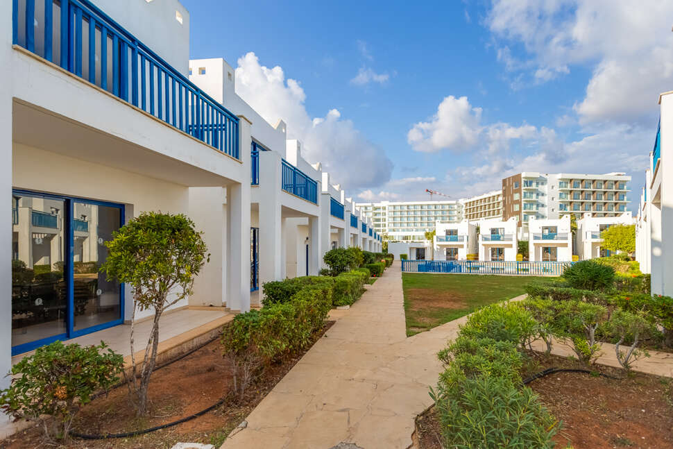 Ein Foto von der Außenansicht des MarisMare Apartments