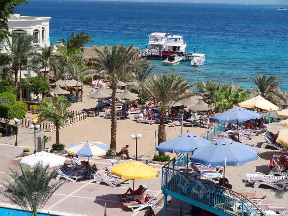 Een foto van het strand bij Bella Vista Resort Hurghada