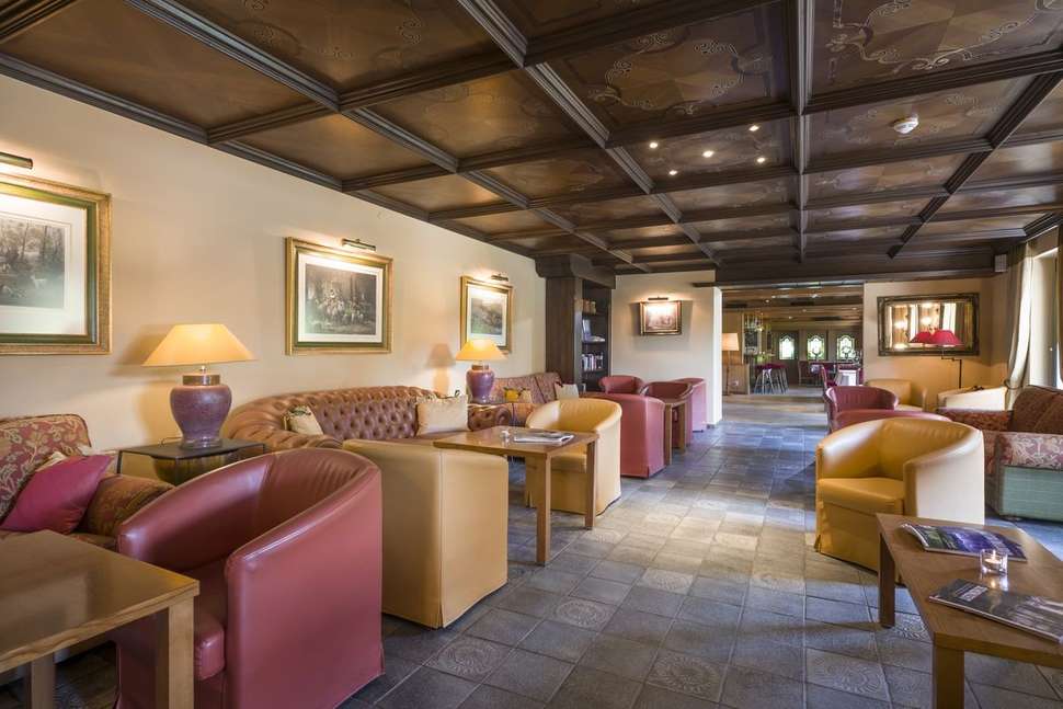 Een foto van het interieur van Sporthotel Austria